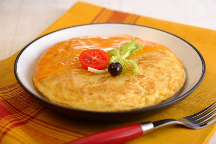 Tortilla en salsa
