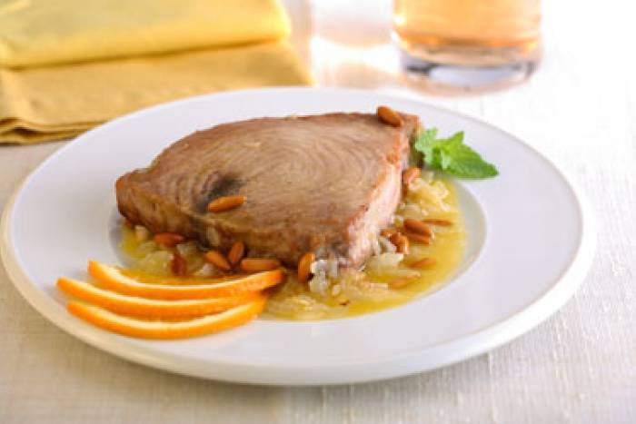 Atún a la naranja