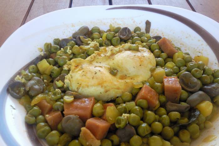 Guisantes con habas