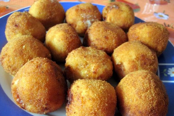 Croquetas de patata y chistorra