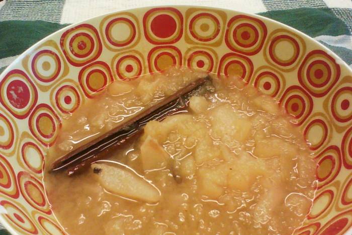 Puré de peras