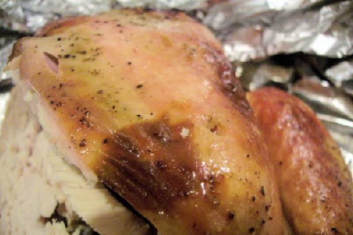 Pavo a la naranja