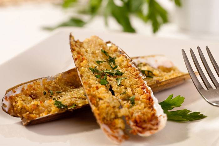 Navajas al horno