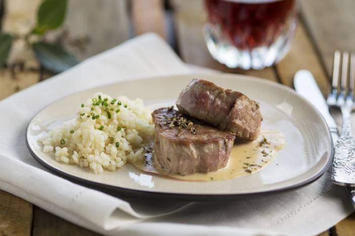 Solomillo de cerdo a la pimienta