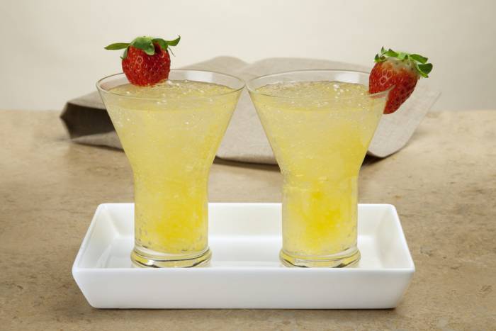 Sorbete de limón al cava