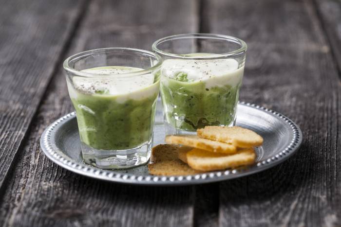 Crema de guisantes