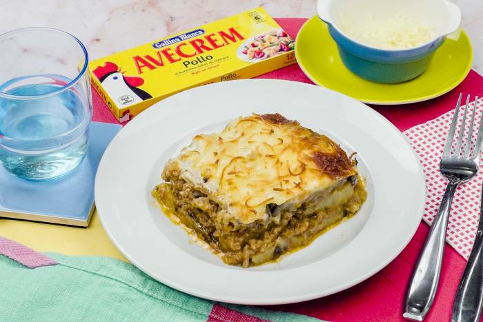 Musaka con patatas