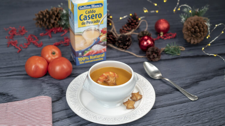 Crema de marisco y pescado