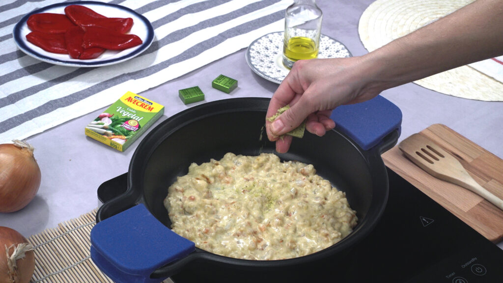 Preparación del relleno