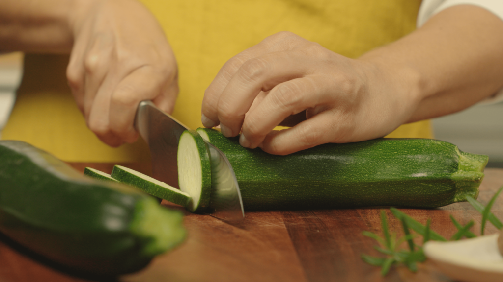 Preparar el calabacín
