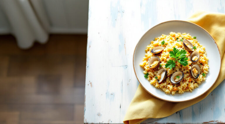 Arroz con chirlas