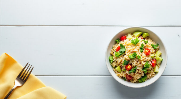 Arroz con lechuga