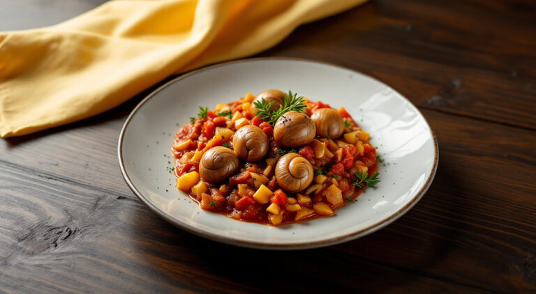 Caracoles en salsa de tomate