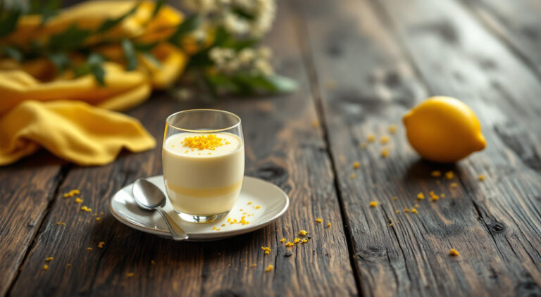 Crema de yogur y limón