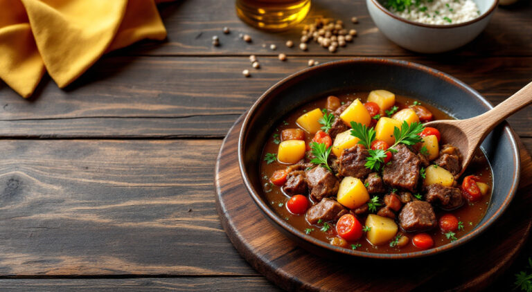 Estofado de ternera con patatas