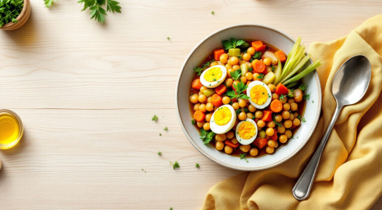Garbanzos vegetarianos