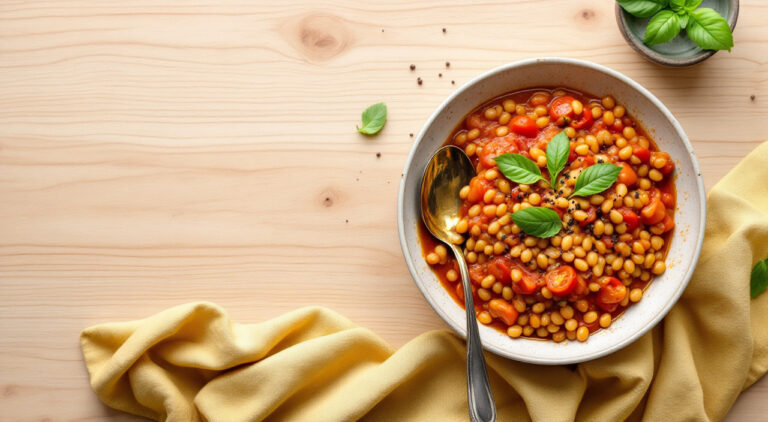 Lentejas con tomate