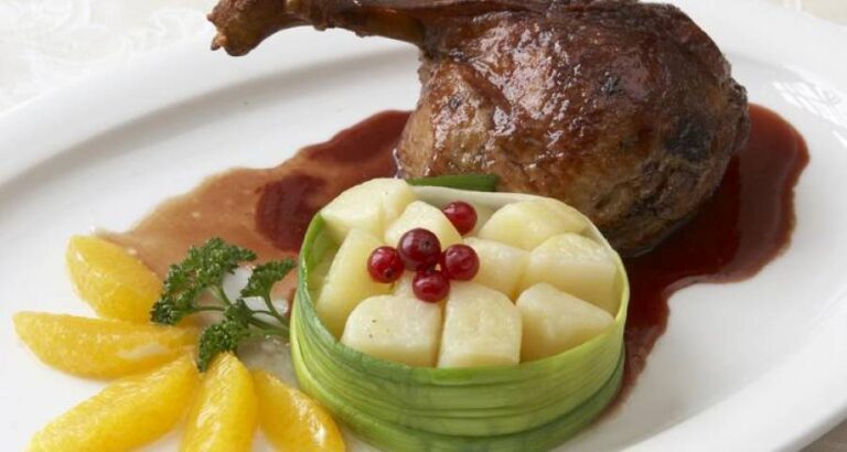 Acompaña la carne con fruta
