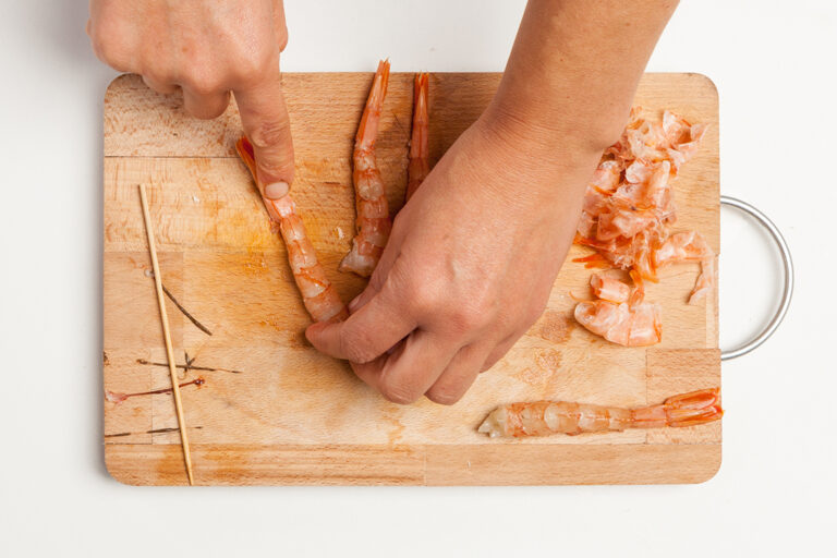 Gambas limpias