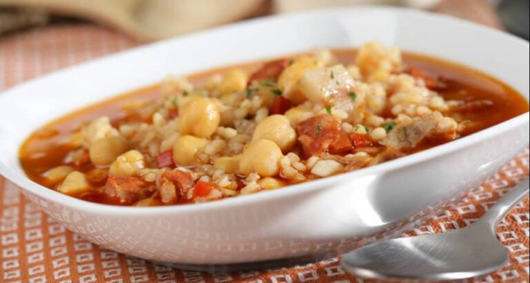 Una sopa como plato único