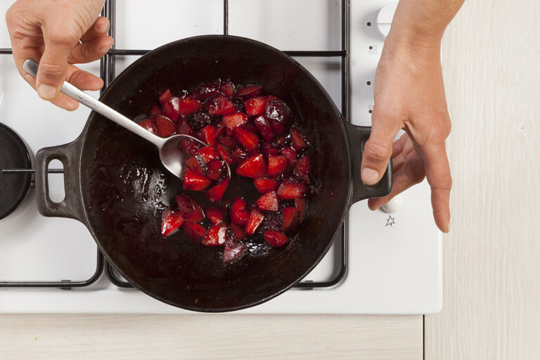 Fruta más compacta