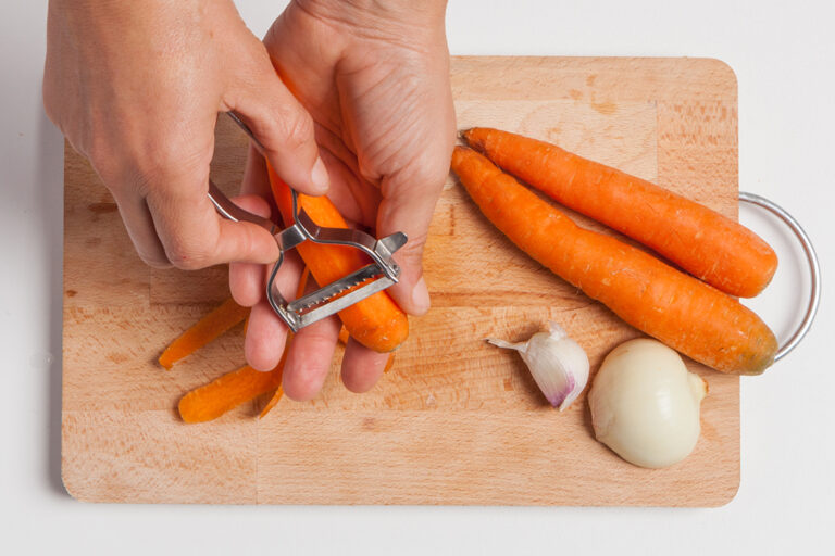 Verduras laminadas