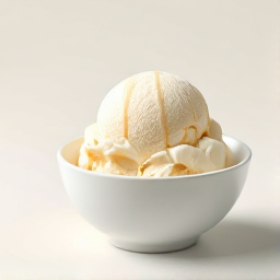Helado de vainilla